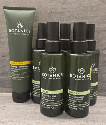 ЛОТ (6) BOTANICS Органический Оживляющий Туман и Очищающая Пена Мойка - Изображение 1 из 2