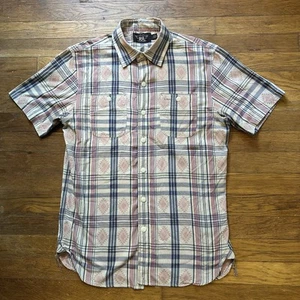 RRL Jacquard Madras Work shirt Western Casual Button Down Size Small - Picture 1 of 11