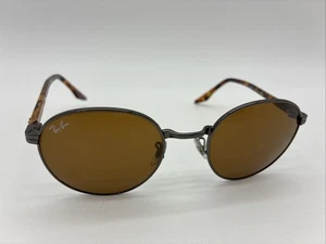Ray-Ban Sonnenbrille RB3691 004/33 Gunmetal Schildpatt rundes Gestell LESEN - Bild 1 von 13