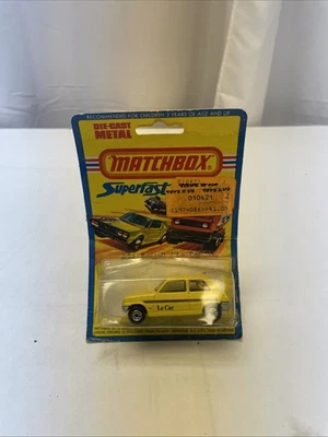 Matchbox Superfast No. 21 Renault Le Car Yellow Cracked Blister, See Pics! - Image 1 of 4
