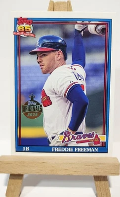 2025 Holiday Buyback Freddie Freeman Gold Stamped Originals 2016 Topps Archives  - Image 1 of 4