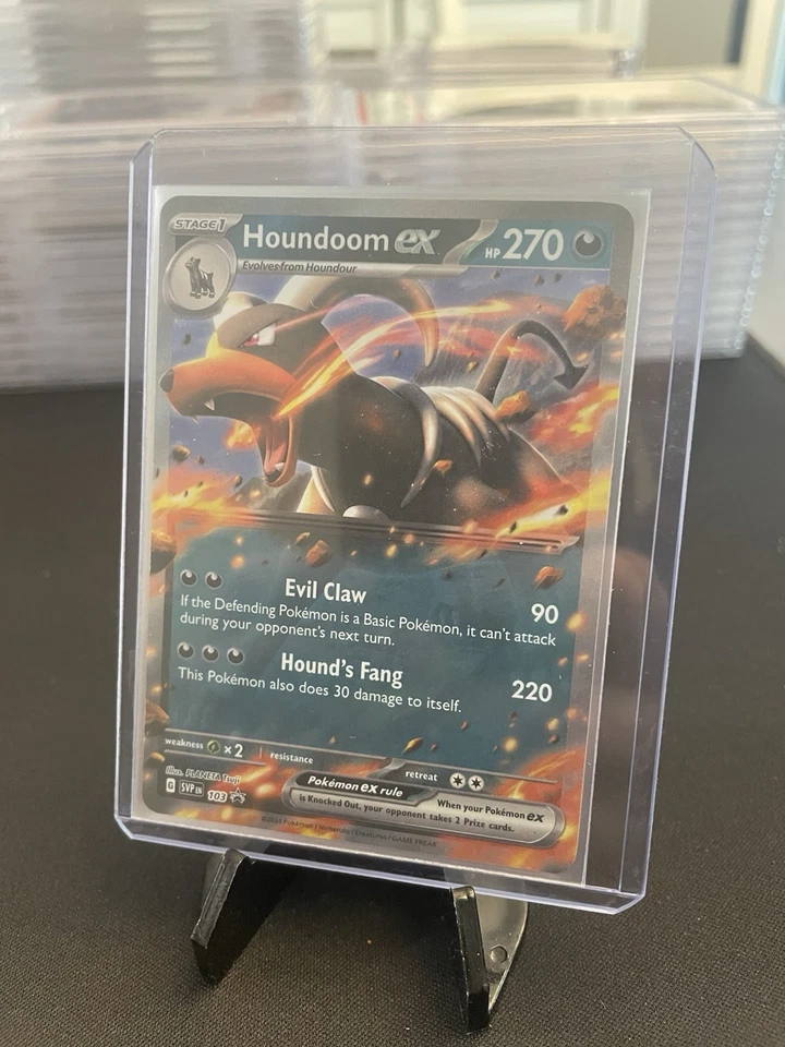 Houndoom ex 103 Sv: Scarlet & Violet Promo Cards Holo - Image 1 of 1