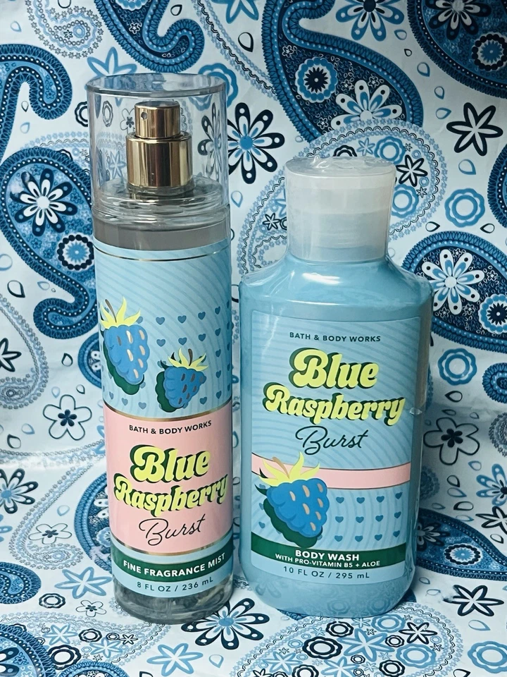 Bath & Body Works BLUE RASPBERRY BURST Fragrance Mist & Body Wash - Image 1 of 1