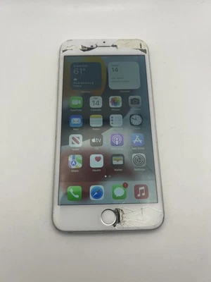iPhone 6s Plus 32GB Unlocked Cracked Screen Short Battery Life - Image 1 of 4