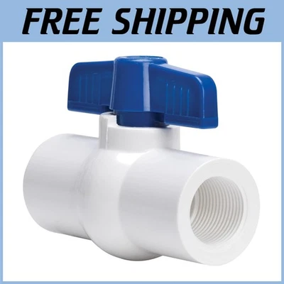 3-Inch PVC Ball Valve for Schedule 40 Pipes - Image 1 of 4