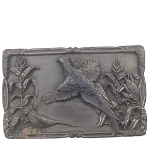 Vintage Siskiyou Belt Co. Bergamot Brass Works Nature Belt Buckle (Non Working) - Picture 1 of 7