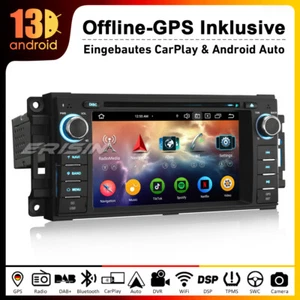 Carplay 8 Kern Android 13 Navi Autoradio Jeep Compass Wrangler Dodge Challenger - Bild 1 von 17