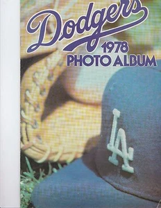 Álbum de fotos de béisbol de los Dodgers de Los Ángeles 1978 MLB de colección programa de anuario - Imagen 1 de 5