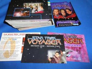 STAR TREK Voyager Serie 2 komplettes Basisset 90 KARTEN & Verpackung im Etui - Bild 1 von 3