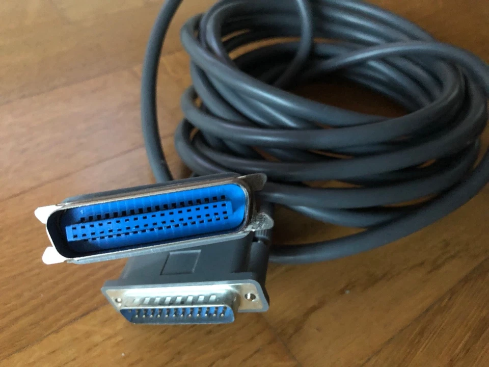 LPT1 Kabel 4,80m IEEE 1284 Parallelkabel für Drucker und Scanner - Bild 1 von 1