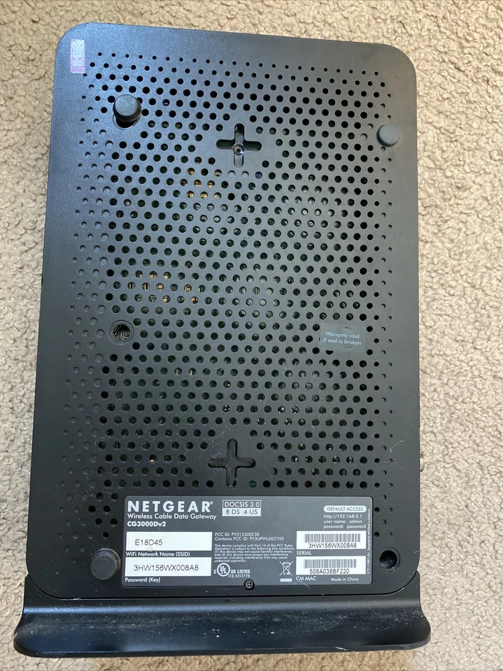 Netgear N450 340 Mbps 4-Port 10/100 Wireless N Router (N450-100NAS) - Image 1 of 3