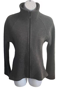 Bula Cardigan Womens Size Small Full Zip Wool Ski Gray Lined Winter Outdoor Snow - Picture 1 of 17