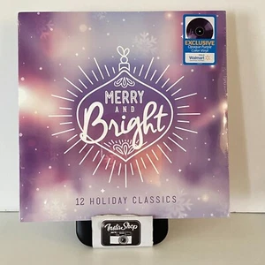 Various - Merry And Bright 12 Holiday Classics - Vinyl Purple LP Album 2021 - Picture 1 of 6