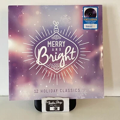 Various - Merry And Bright 12 Holiday Classics - Vinyl Purple LP Album 2021 - Image 1 of 4