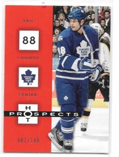 2005-06 Fleer Hot Prospects Red Hot Parallel #95 Eric Lindros /100