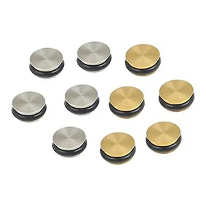 Adore Pro Flute Open Hole Plugs - Set of 10 pcs Metal Cover Flute Repair Parts - Picture 1 of 9