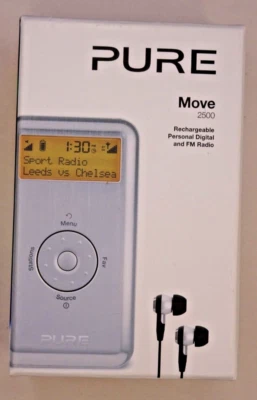 Chrome Pure Move 2500 Pocket Dab Radio with Charger - Boxed - Image 1 of 4