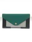 Celine Pocket Tri-Fold Three-Fold Wallet Green Men's