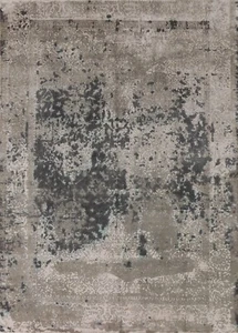 Abstract Transitional Distressed Gabbeh Area Rug 8x9 Hand-knotte Oriental Carpet - Picture 1 of 12