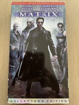 The Matrix (VHS, 1999, Collectors Edition Widescreen) BOX STILL W/ SEAL - Image 1 of 4