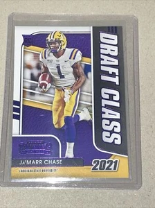 Jamarr Chase ROOKIE 2021 Contenders Draft Picks Draft Class Purple Parallel RC - Bild 1 von 2