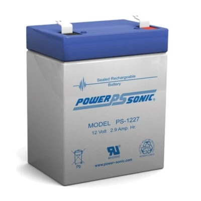 Batería PowerSonic PS-1227 - 12V 2.9AH F1 Spade Terminal Power-Sonic Foto 1 de 4