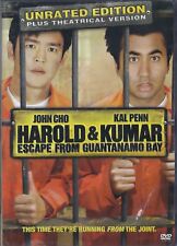 Harold & Kumar Escape From Guantanamo (DVD) (Unrated Edition) (VG) (W/Case)