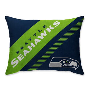 Seattle Seahawks 20"x26" Super Plush Mink Diagonal Bed Pillow - NFL