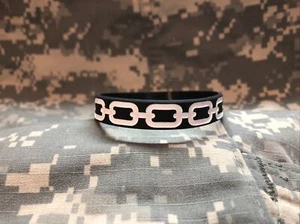3x GOTH KETTE Silikon Armband 1/2" breit Veteranenbetrieben - Bild 1 von 2