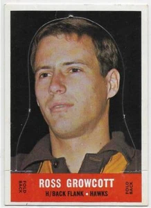 1969 Scanlens Die Cut (UNPOPPED) Ross GROWCOTT Hawthorn Near Mint/Mint - Picture 1 of 2