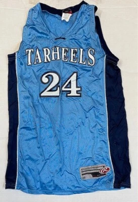 Jersey de malla sin mangas Rawlings #24 Columbia azul/azul marino NC TarHeels adulto Foto 1 de 2