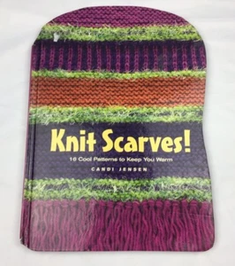 Knit Scarves Knitting Patterns By Candi Jensen Preown 16 Knitted Scarve Patterns - Picture 1 of 10