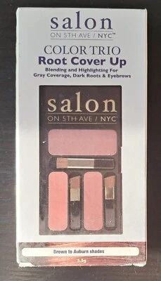 Salon on 5th Ave/NYC - Color Trio Root Cover Up -Brown to Auburn Shades DF8J02 - Image 1 of 2