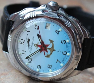 Reloj de pulsera ruso mecánico de cuerda manual Vostok Komandirsky 211084 - Imagen 1 de 9
