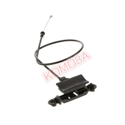 Engine Hood Latch Release Cable Black For 2007-2014 BMW X5 51237164798 - Imagem 1 de 4