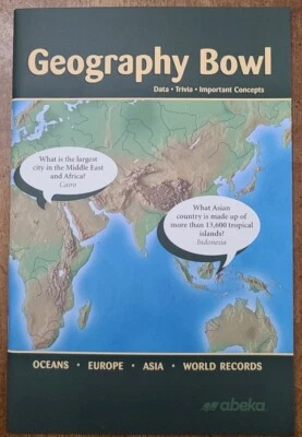 Abeka Grade 6 Geography Bowl - Image 1 of 2