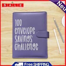 A5 Cash Envelopes Portable Budget Planner Book with Label 1-100 for Money Saving