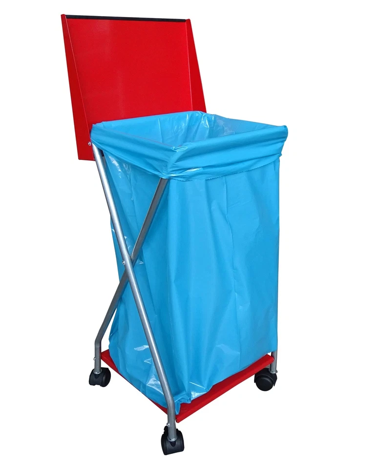 QUICK STAR Müllsackständer mit 4 Rollen 120 Liter Ständer Müllbeutelhalter - Bild 1 von 4