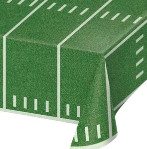 Creative Converting 54 x 108 in. Football Field Table Cloth - Picture 1 of 1