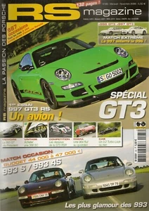 RS MAGAZIN 65 PORSCHE 997 GT3 RS 996 GT3 993 C2S C4S 356 SC 1964 RUF RCT 320KM/ - Bild 1 von 2