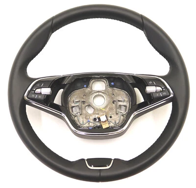 Skoda Scala NW 1.0 5E3419093A VKH Lenkrad Leder Multifunktionslenkrad - Bild 1 von 4