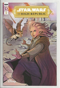 STAR WARS THE HIGH REPUBLIC ADVENTURES #4 (1:10) NATHAN VARIANTE IDW 2021 NUEVO - CASI NUEVO - Imagen 1 de 4