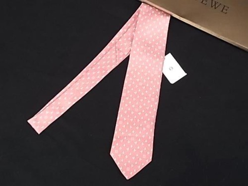 Cravatta cravatta cravatta uomo seta usata originale LOEWE abito classico lusso multicolore 1