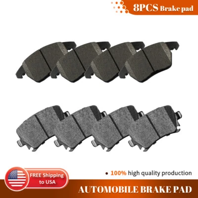 Pastillas de freno delanteras y traseras de cerámica para Volkswagen Jetta GTI Passat EOS 2005-2010 Foto 1 de 4