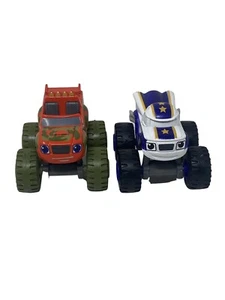 Blaze And The Monster Machines Camouflage Diecast Truck Nickelodeon Mattel 2014 - Picture 1 of 7