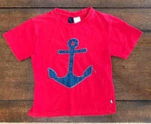 6 Sophie and Sam denim anchor appliqué vguc - Picture 1 of 1