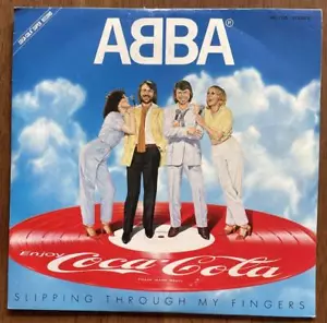 ABBA Slipping Through My Fingers PD-1005 Coca-Cola Picture Single EP Record Rare - Picture 1 of 3