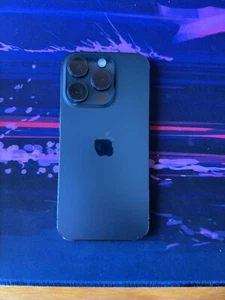 Apple iPhone 15 Pro - 128 Go - Bleu Titane (Désimlocké) - Photo 1 sur 4