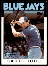 1986 Topps Baseball Card Garth Iorg A Toronto Blue Jays #694