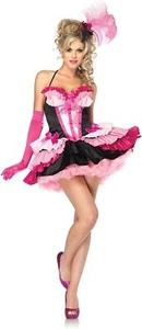 3 pc. Pretty Flamingo Pink Bird Tropical Dress Up Halloween Sexy Adult Costume - Picture 1 of 8